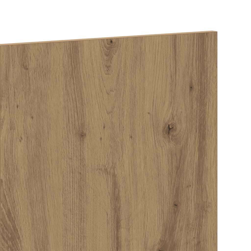 Hoofdeinde 160x1,5x80 cm bewerkt hout artisanaal eikenkleur is nu te koop bij PeponiXL, paradijselijk wonen!