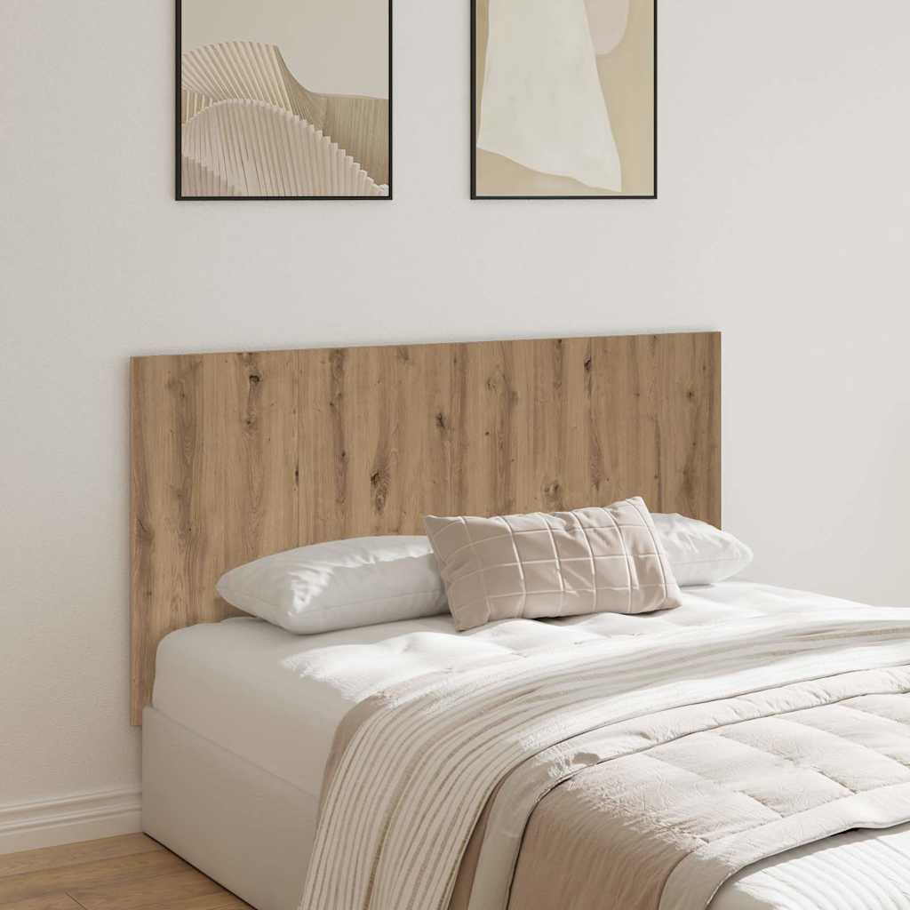 Hoofdeinde 160x1,5x80 cm bewerkt hout artisanaal eikenkleur is nu te koop bij PeponiXL, paradijselijk wonen!