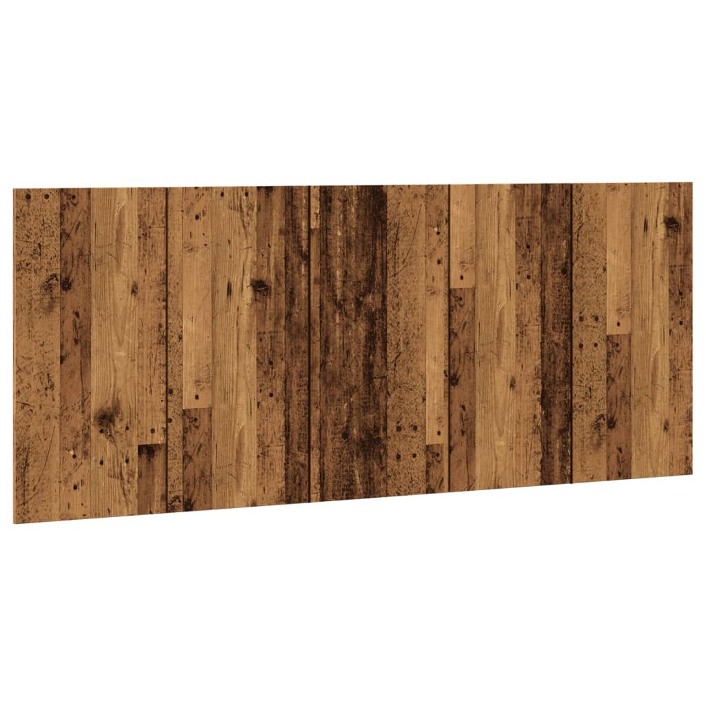 Hoofdeinde 200x1,5x80 cm bewerkt hout oud houtkleurig is nu te koop bij PeponiXL, paradijselijk wonen!