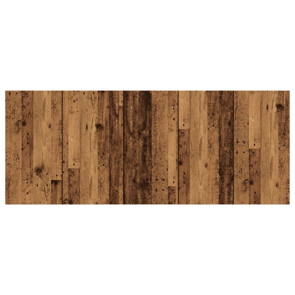Hoofdeinde 200x1,5x80 cm bewerkt hout oud houtkleurig is nu te koop bij PeponiXL, paradijselijk wonen!