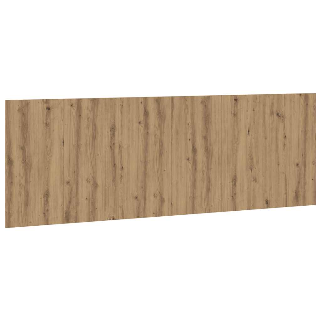 Hoofdbord wandmodel 240x1,5x80 cm bewerkt hout artisanaal eiken is nu te koop bij PeponiXL, paradijselijk wonen!