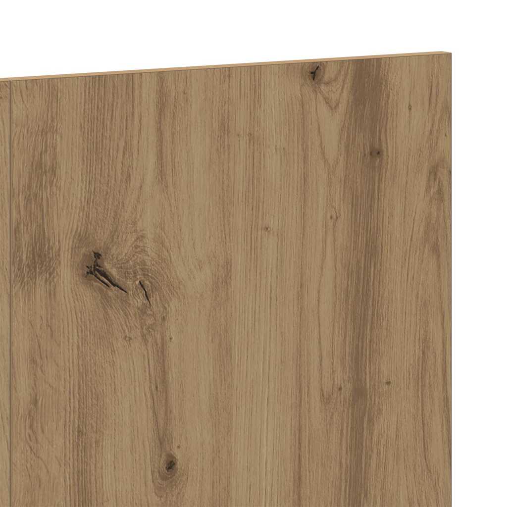 Hoofdbord wandmodel 240x1,5x80 cm bewerkt hout artisanaal eiken is nu te koop bij PeponiXL, paradijselijk wonen!