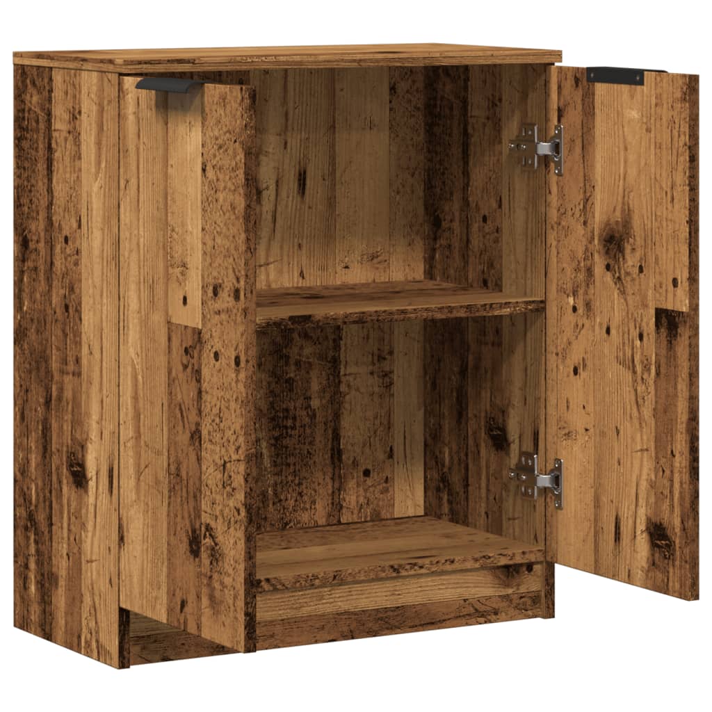 Dressoir 60x30x70 cm bewerkt hout oud houtkleurig is nu te koop bij PeponiXL, paradijselijk wonen!
