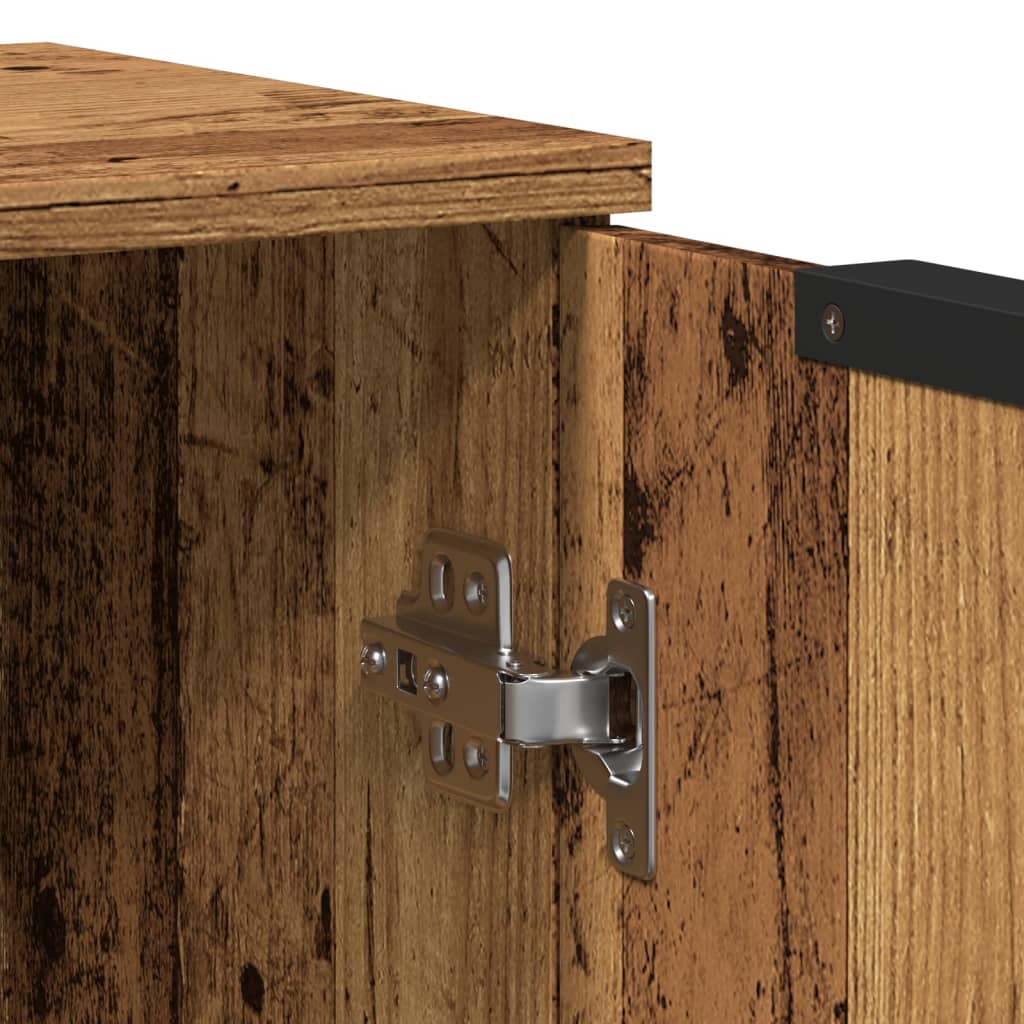 Dressoir 60x30x70 cm bewerkt hout oud houtkleurig is nu te koop bij PeponiXL, paradijselijk wonen!