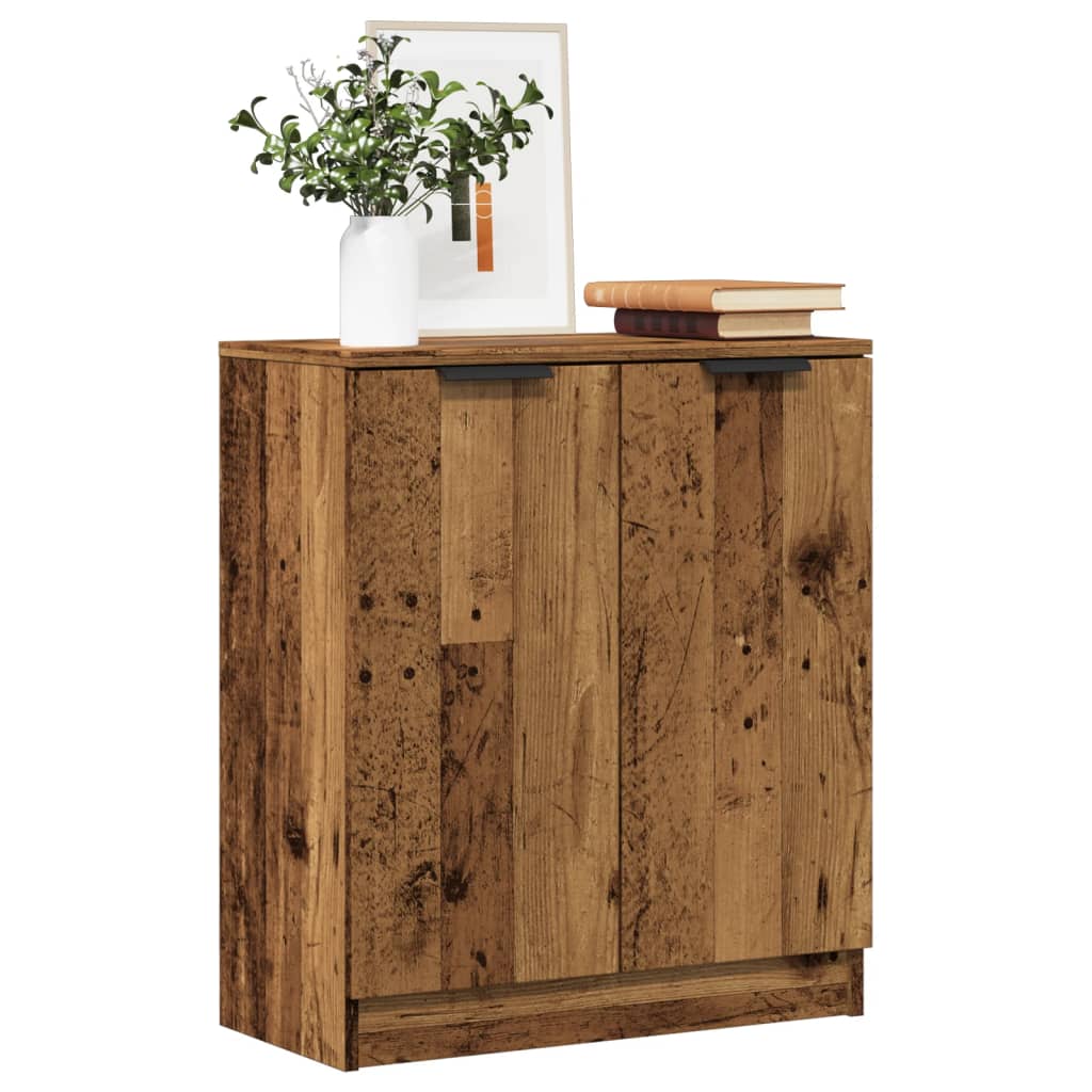 Dressoir 60x30x70 cm bewerkt hout oud houtkleurig is nu te koop bij PeponiXL, paradijselijk wonen!