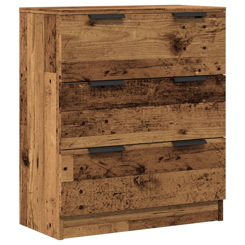Dressoir 60x30x70 cm bewerkt hout oud houtkleurig is nu te koop bij PeponiXL, paradijselijk wonen!