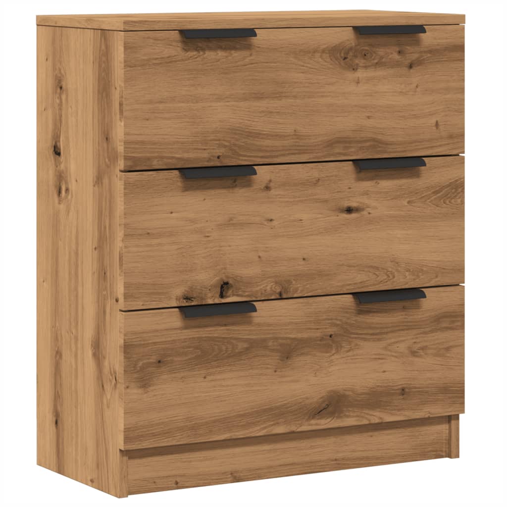 Dressoir 60x30x70 cm bewerkt hout artisan eikenkleurig is nu te koop bij PeponiXL, paradijselijk wonen!