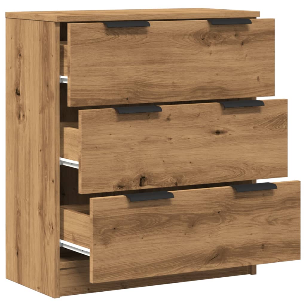 Dressoir 60x30x70 cm bewerkt hout artisan eikenkleurig is nu te koop bij PeponiXL, paradijselijk wonen!