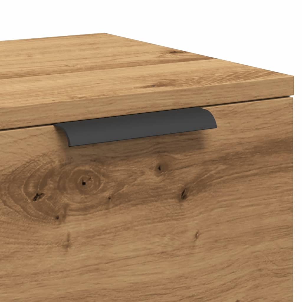 Dressoir 60x30x70 cm bewerkt hout artisan eikenkleurig is nu te koop bij PeponiXL, paradijselijk wonen!