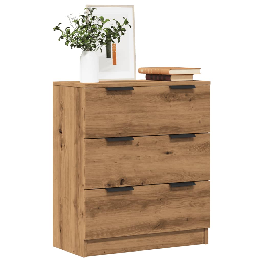 Dressoir 60x30x70 cm bewerkt hout artisan eikenkleurig is nu te koop bij PeponiXL, paradijselijk wonen!