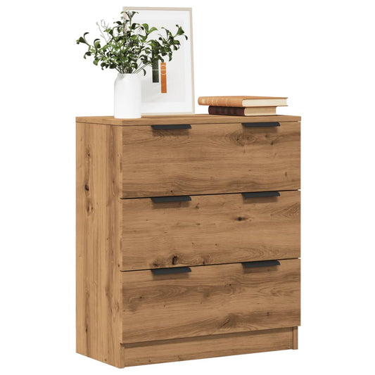 Dressoir 60x30x70 cm bewerkt hout artisan eikenkleurig is nu te koop bij PeponiXL, paradijselijk wonen!