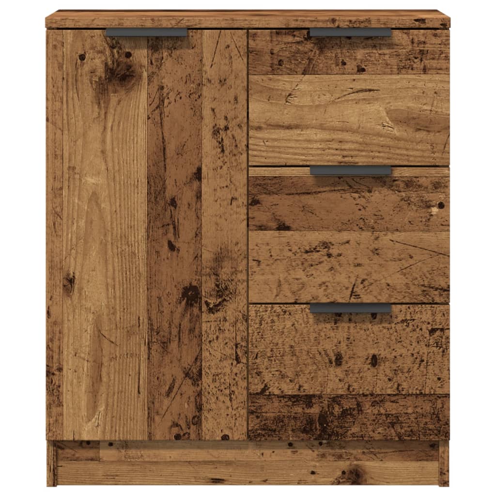Dressoir 60x30x70 cm bewerkt hout oud houtkleurig is nu te koop bij PeponiXL, paradijselijk wonen!