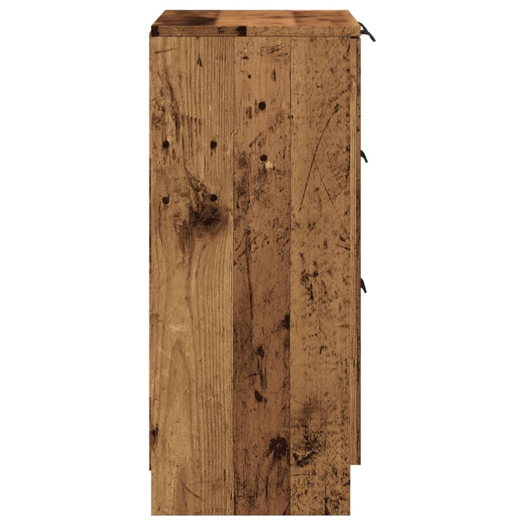 Dressoir 60x30x70 cm bewerkt hout oud houtkleurig is nu te koop bij PeponiXL, paradijselijk wonen!