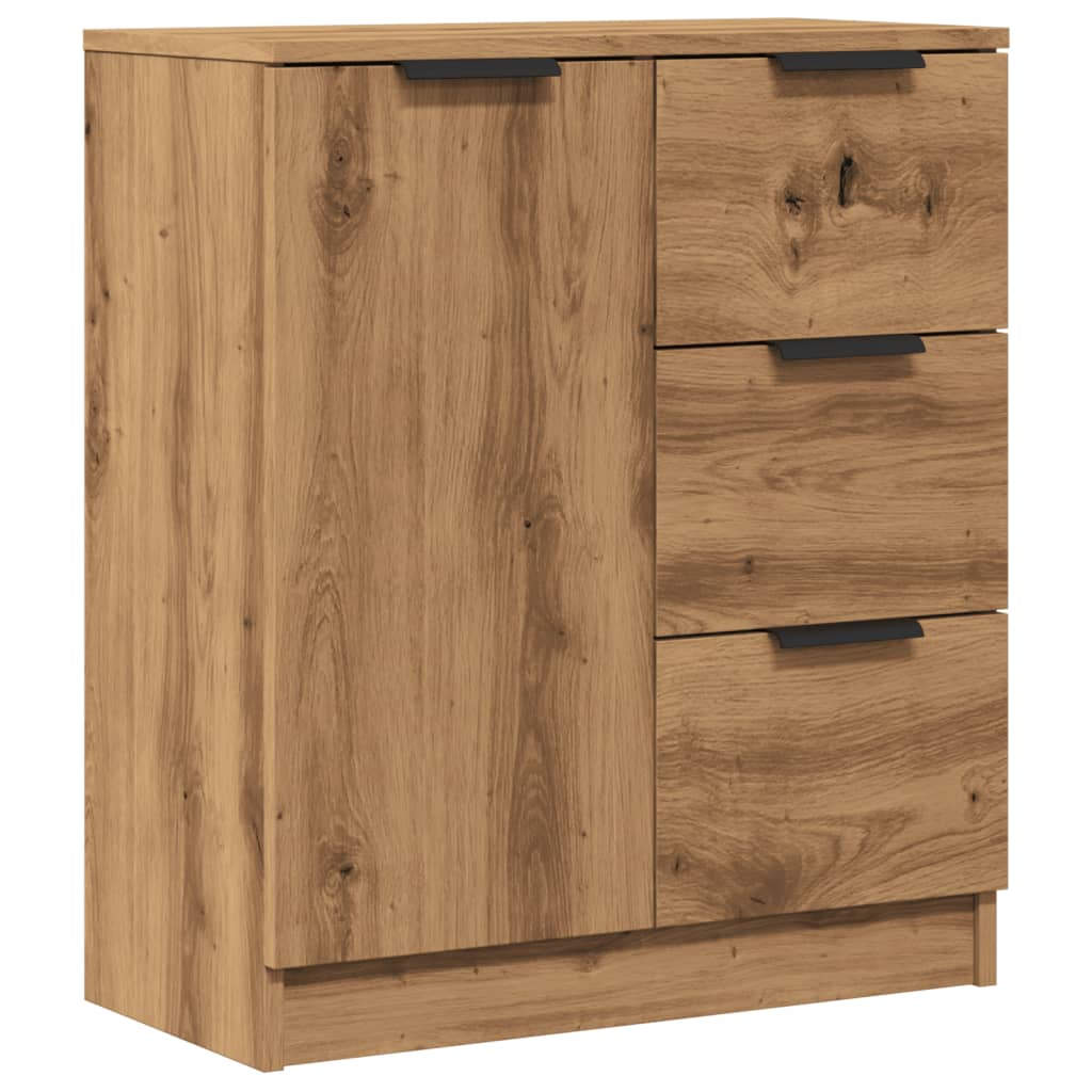 Dressoir 60x30x70 cm bewerkt hout artisan eikenkleurig is nu te koop bij PeponiXL, paradijselijk wonen!
