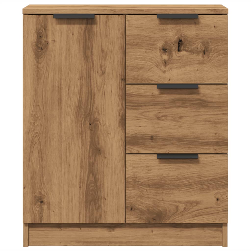 Dressoir 60x30x70 cm bewerkt hout artisan eikenkleurig is nu te koop bij PeponiXL, paradijselijk wonen!