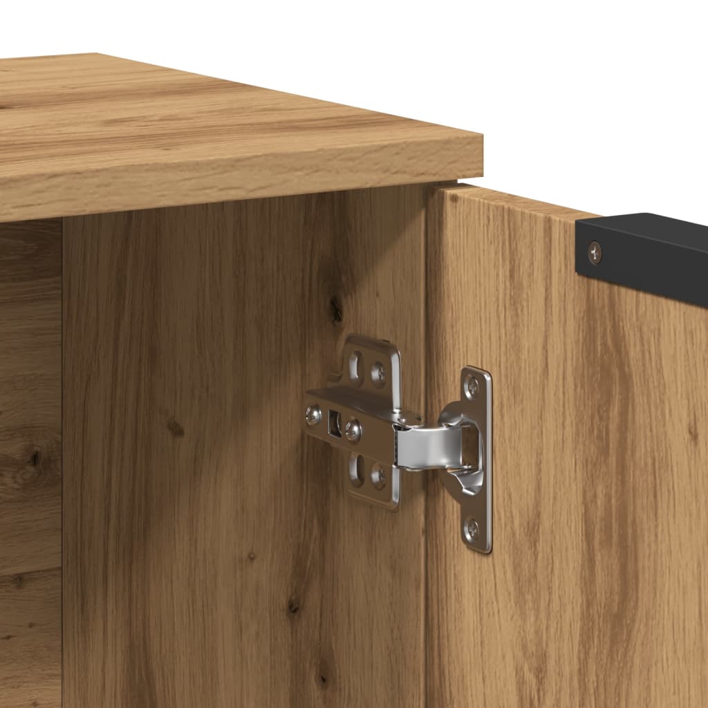 Dressoir 60x30x70 cm bewerkt hout artisan eikenkleurig is nu te koop bij PeponiXL, paradijselijk wonen!