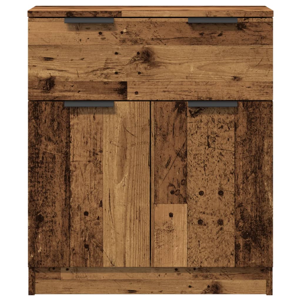 Dressoir 60x30x70 cm bewerkt hout oud houtkleurig is nu te koop bij PeponiXL, paradijselijk wonen!