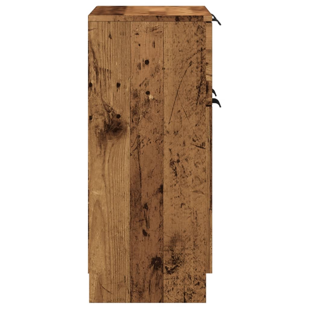Dressoir 60x30x70 cm bewerkt hout oud houtkleurig is nu te koop bij PeponiXL, paradijselijk wonen!