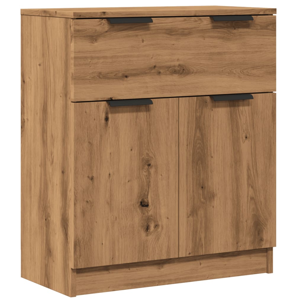 Dressoir 60x30x70 cm bewerkt hout artisan eikenkleurig is nu te koop bij PeponiXL, paradijselijk wonen!