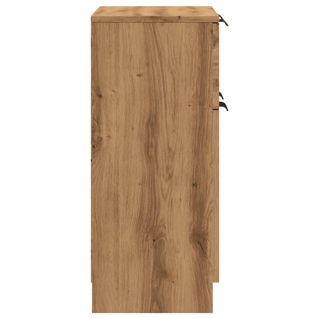 Dressoir 60x30x70 cm bewerkt hout artisan eikenkleurig is nu te koop bij PeponiXL, paradijselijk wonen!