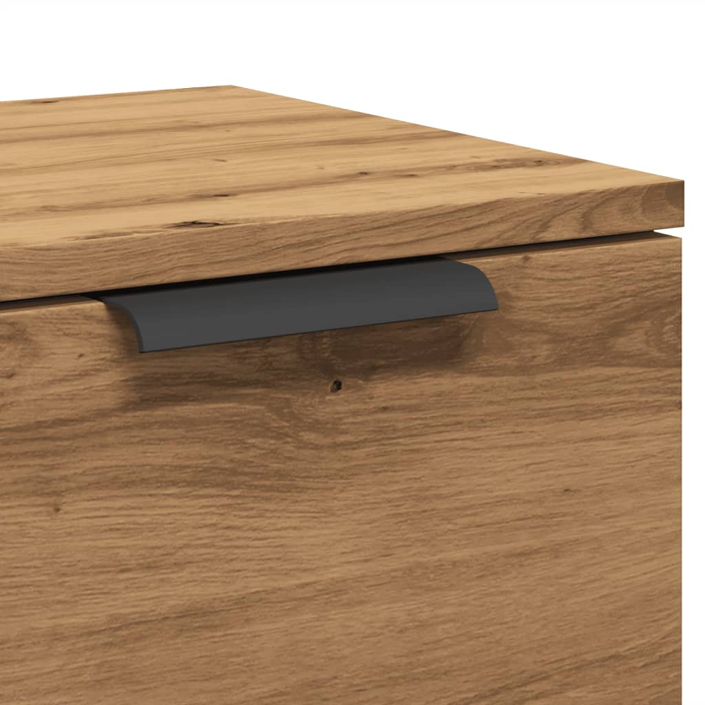 Dressoir 60x30x70 cm bewerkt hout artisan eikenkleurig is nu te koop bij PeponiXL, paradijselijk wonen!