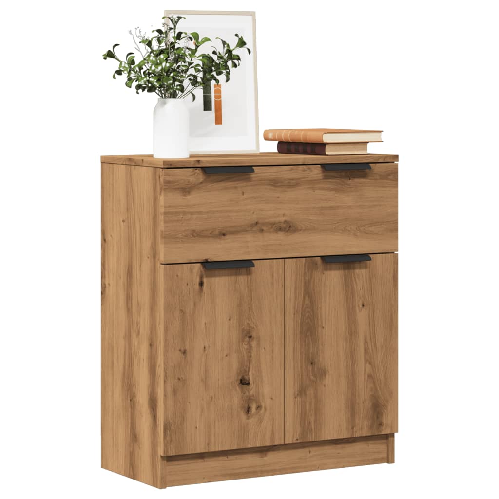 Dressoir 60x30x70 cm bewerkt hout artisan eikenkleurig is nu te koop bij PeponiXL, paradijselijk wonen!