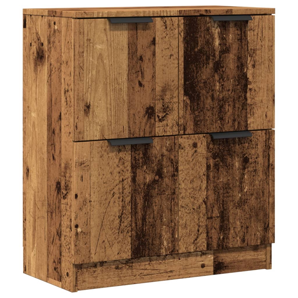 Dressoir 60x30x70 cm bewerkt hout oud houtkleurig is nu te koop bij PeponiXL, paradijselijk wonen!