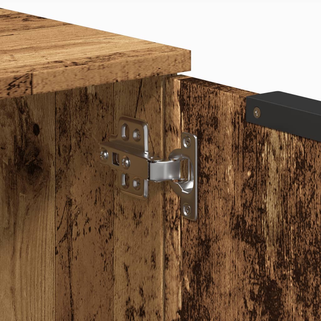 Dressoir 60x30x70 cm bewerkt hout oud houtkleurig is nu te koop bij PeponiXL, paradijselijk wonen!