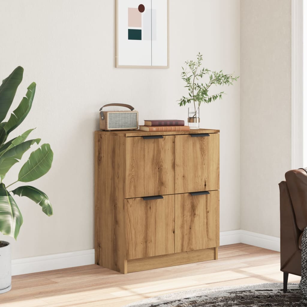 Dressoir 60x30x70 cm bewerkt hout artisan eikenkleurig is nu te koop bij PeponiXL, paradijselijk wonen!