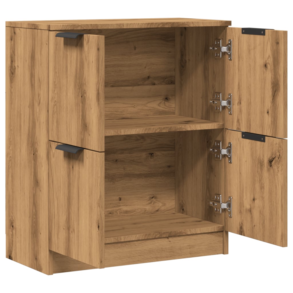 Dressoir 60x30x70 cm bewerkt hout artisan eikenkleurig is nu te koop bij PeponiXL, paradijselijk wonen!