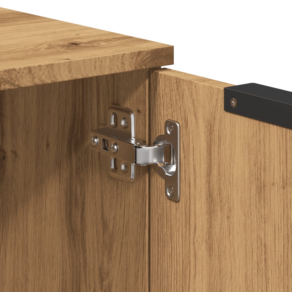Dressoir 60x30x70 cm bewerkt hout artisan eikenkleurig is nu te koop bij PeponiXL, paradijselijk wonen!