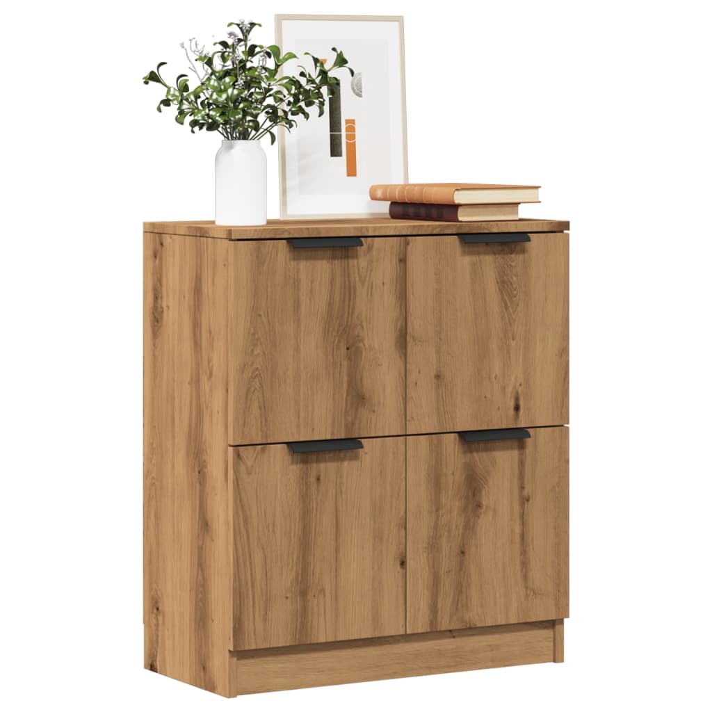 Dressoir 60x30x70 cm bewerkt hout artisan eikenkleurig is nu te koop bij PeponiXL, paradijselijk wonen!