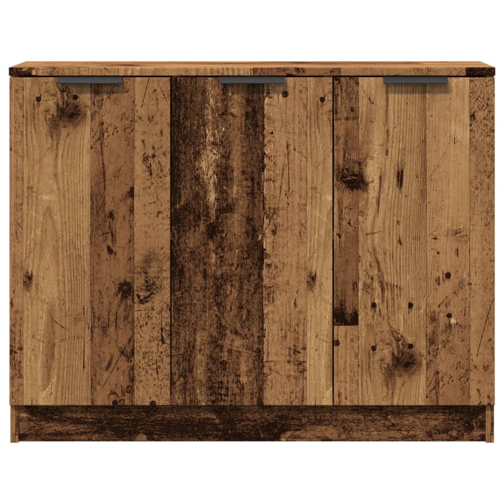 Dressoir 90,5x30x70 cm bewerkt hout oud houtkleurig is nu te koop bij PeponiXL, paradijselijk wonen!