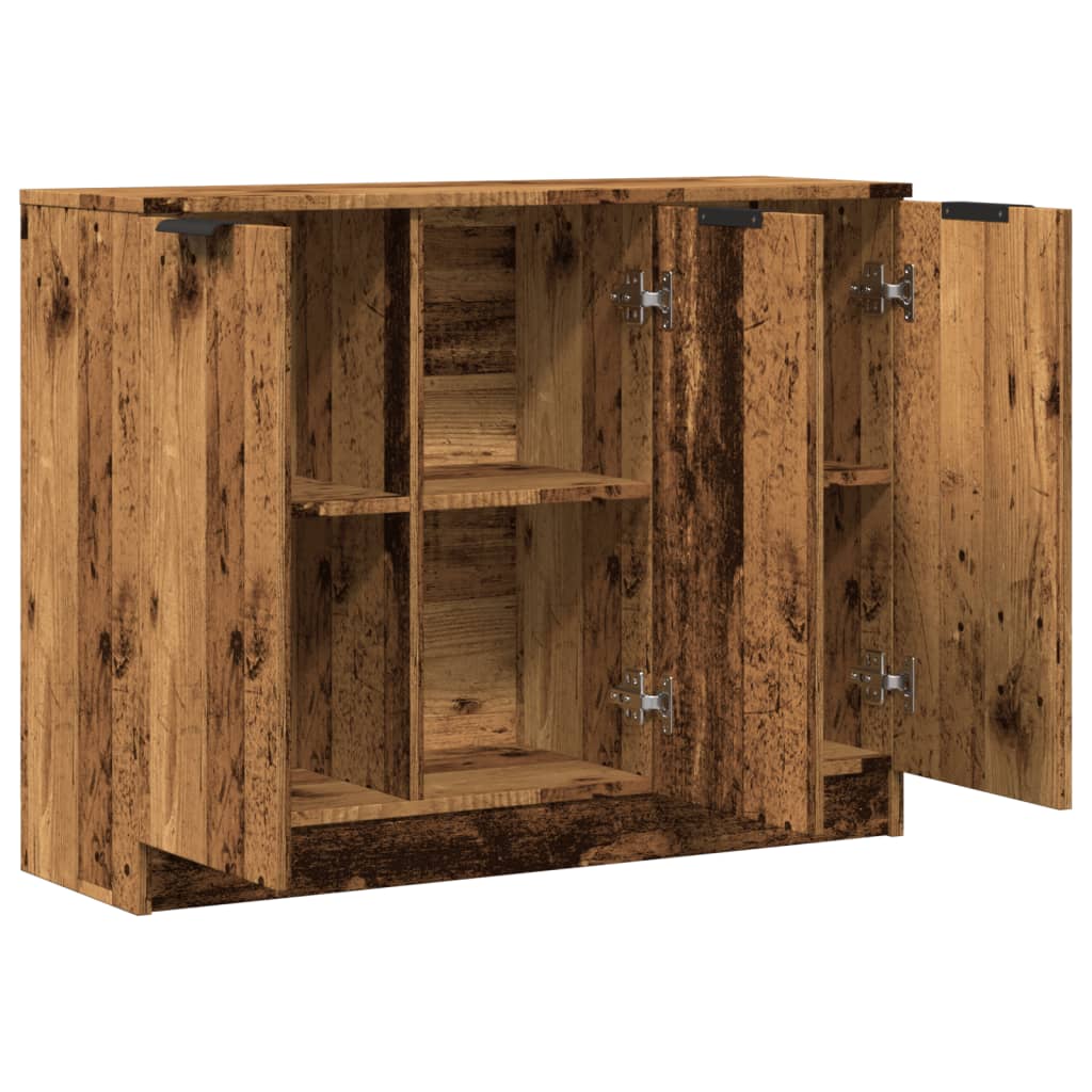 Dressoir 90,5x30x70 cm bewerkt hout oud houtkleurig is nu te koop bij PeponiXL, paradijselijk wonen!