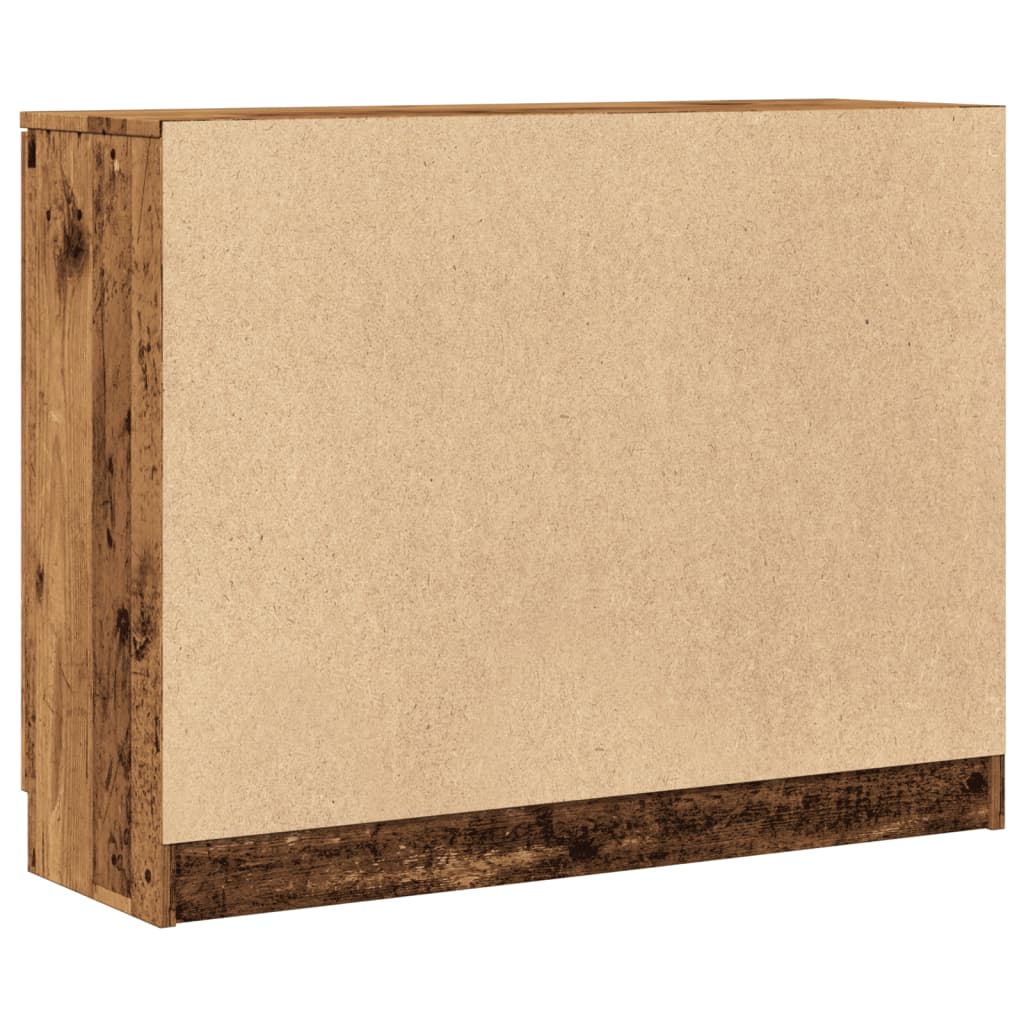 Dressoir 90,5x30x70 cm bewerkt hout oud houtkleurig is nu te koop bij PeponiXL, paradijselijk wonen!