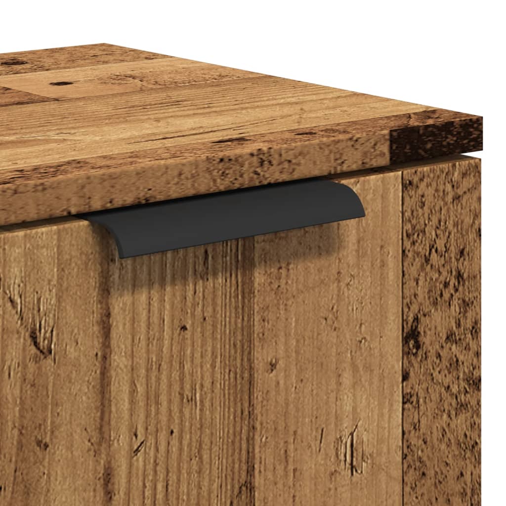 Dressoir 90,5x30x70 cm bewerkt hout oud houtkleurig is nu te koop bij PeponiXL, paradijselijk wonen!