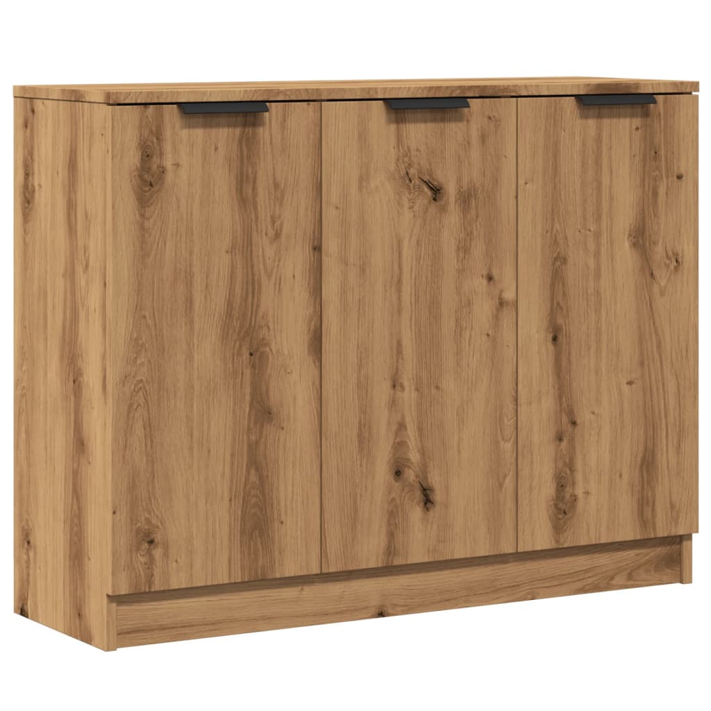 Dressoir 90,5x30x70 cm bewerkt hout artisanaal eikenkleur is nu te koop bij PeponiXL, paradijselijk wonen!