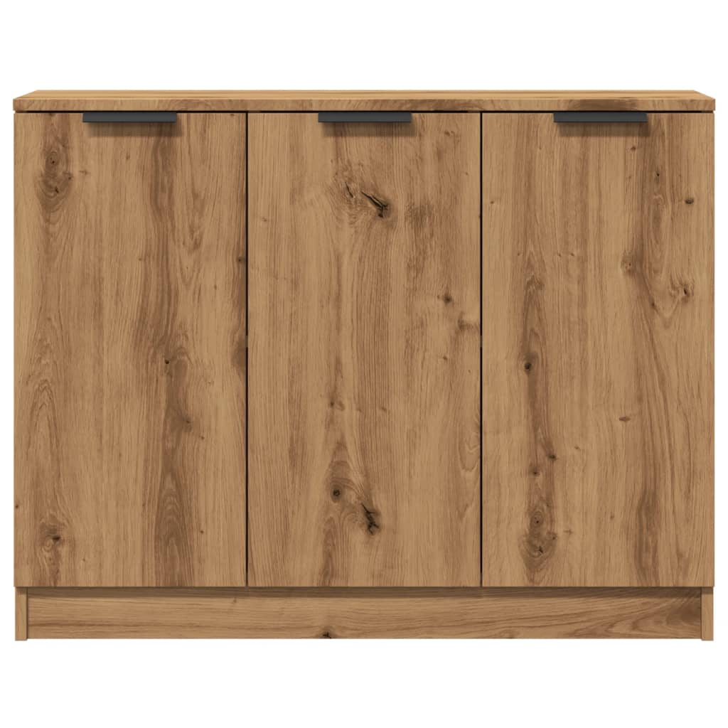 Dressoir 90,5x30x70 cm bewerkt hout artisanaal eikenkleur is nu te koop bij PeponiXL, paradijselijk wonen!