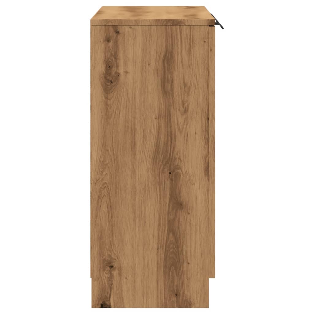Dressoir 90,5x30x70 cm bewerkt hout artisanaal eikenkleur is nu te koop bij PeponiXL, paradijselijk wonen!