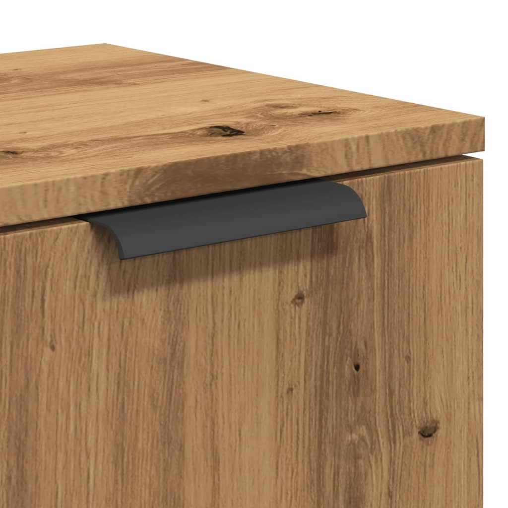 Dressoir 90,5x30x70 cm bewerkt hout artisanaal eikenkleur is nu te koop bij PeponiXL, paradijselijk wonen!