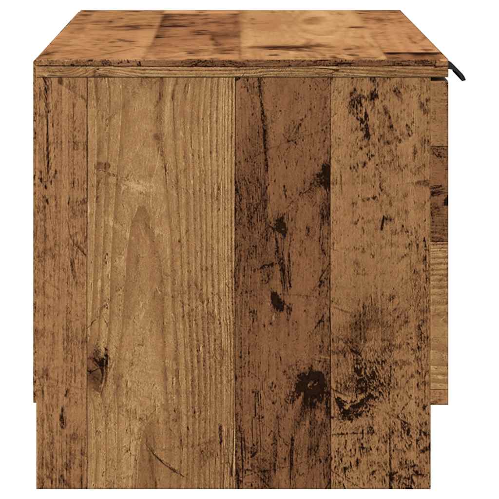 Tv-meubel 80x35x36,5 cm bewerkt hout oud houtkleurig is nu te koop bij PeponiXL, paradijselijk wonen!