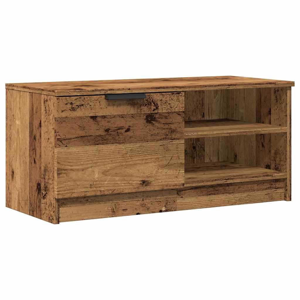Tv-meubels 2 st 80x35x36,5 cm bewerkt hout oud houtkleurig is nu te koop bij PeponiXL, paradijselijk wonen!