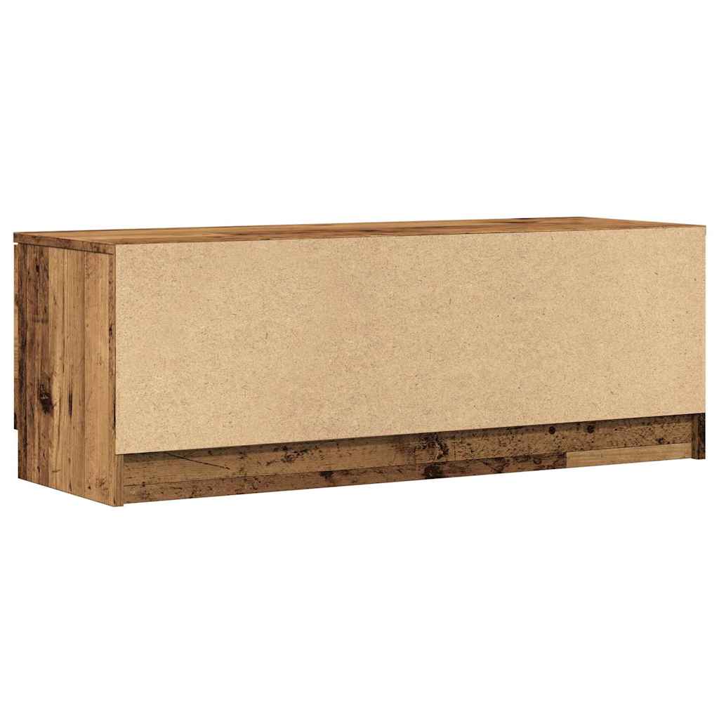 Tv-meubel 102x35x36,5 cm bewerkt hout oud houtkleurig is nu te koop bij PeponiXL, paradijselijk wonen!