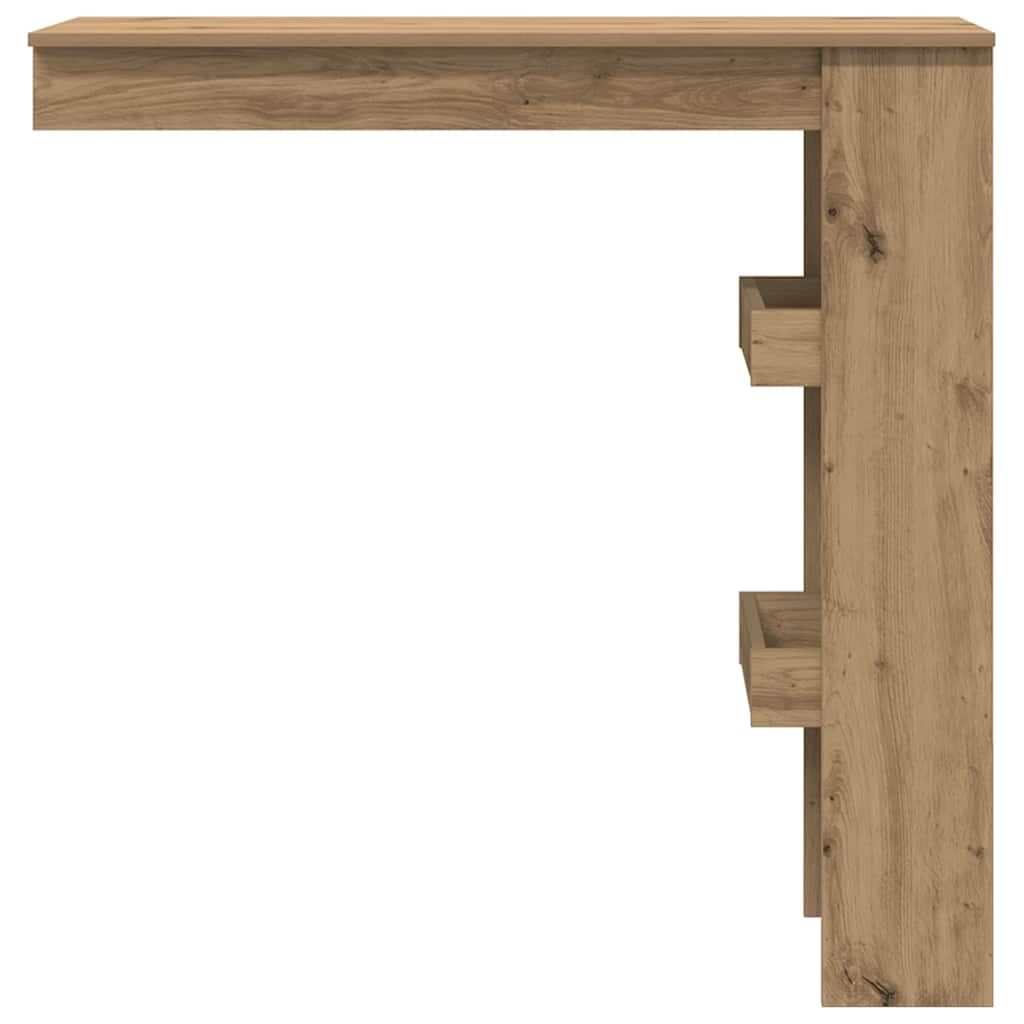 Bartafel wandgemonteerd 102x45x103,5 cm bewerkt hout artisanaal is nu te koop bij PeponiXL, paradijselijk wonen!