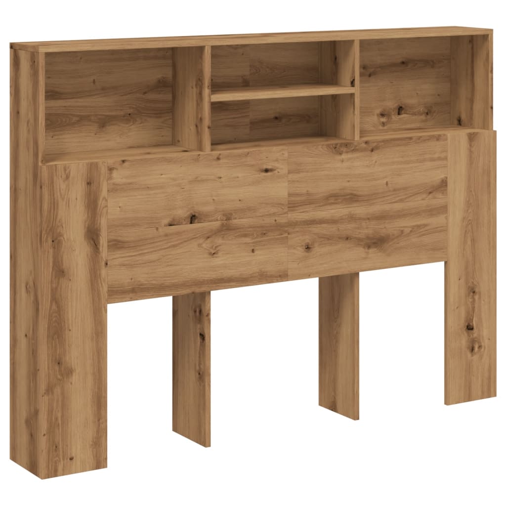 Hoofdbordkast Artisan Eiken 140x19x103,5 cm is nu te koop bij PeponiXL, paradijselijk wonen!