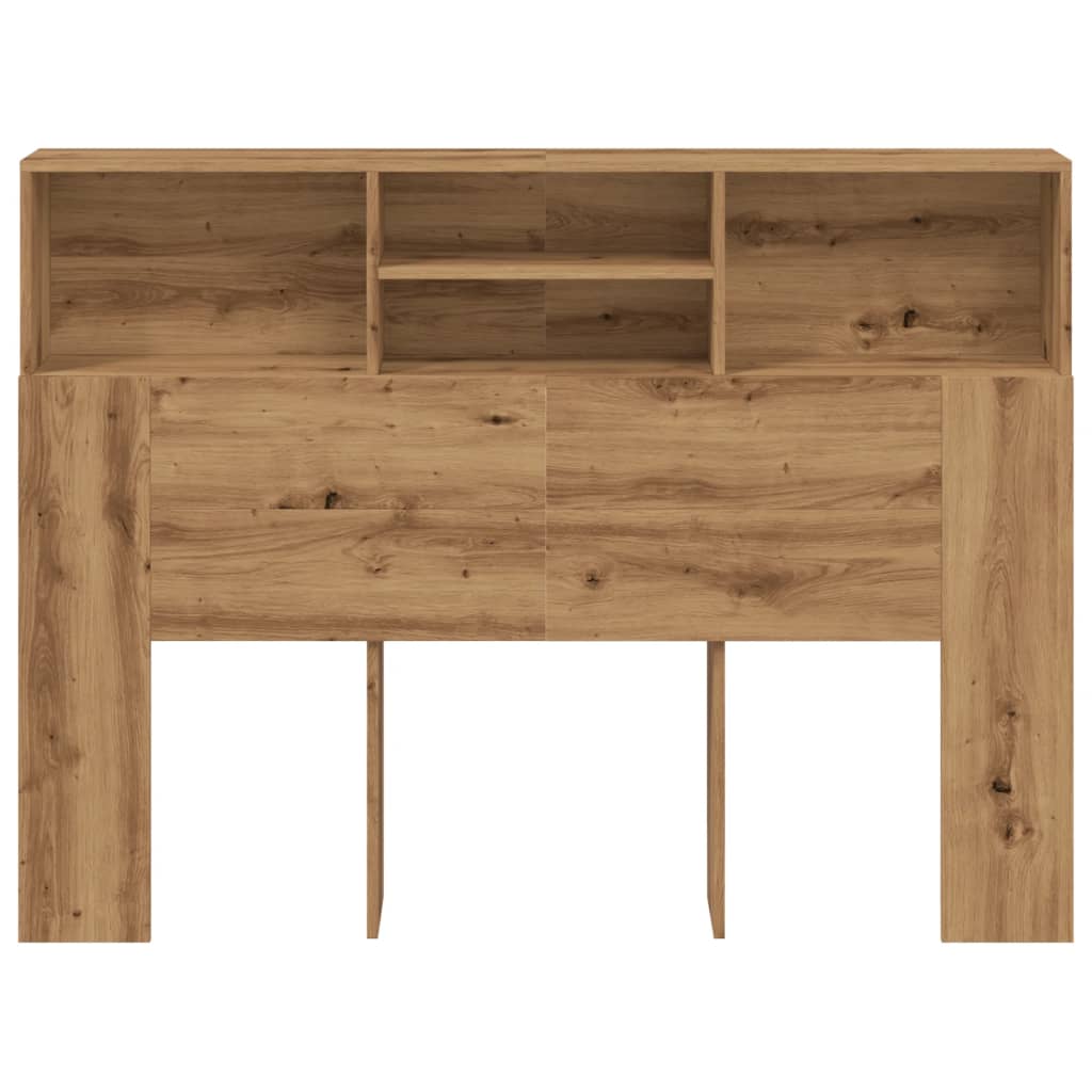 Hoofdbordkast Artisan Eiken 140x19x103,5 cm is nu te koop bij PeponiXL, paradijselijk wonen!