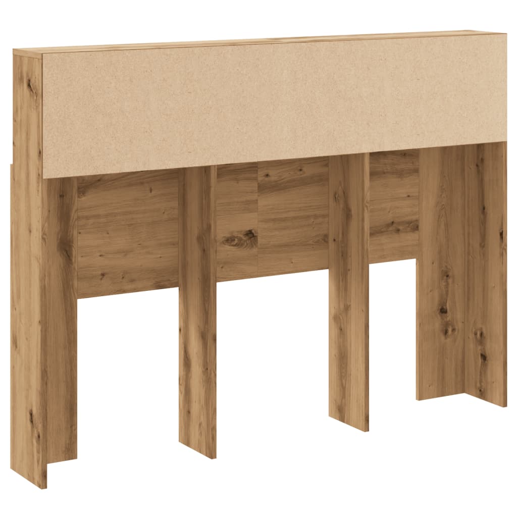 Hoofdbordkast Artisan Eiken 140x19x103,5 cm is nu te koop bij PeponiXL, paradijselijk wonen!