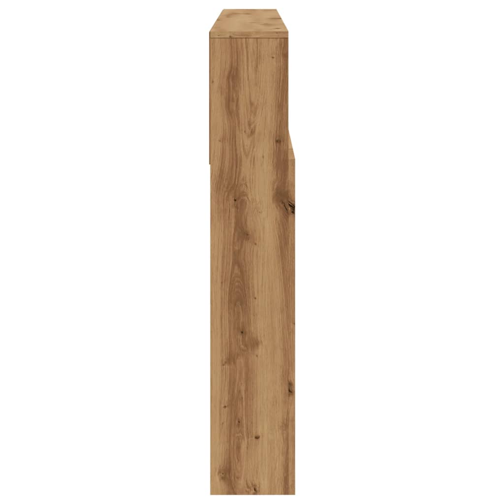 Hoofdbordkast Artisan Eiken 180x19x103,5 cm Bewerkt Hout is nu te koop bij PeponiXL, paradijselijk wonen!