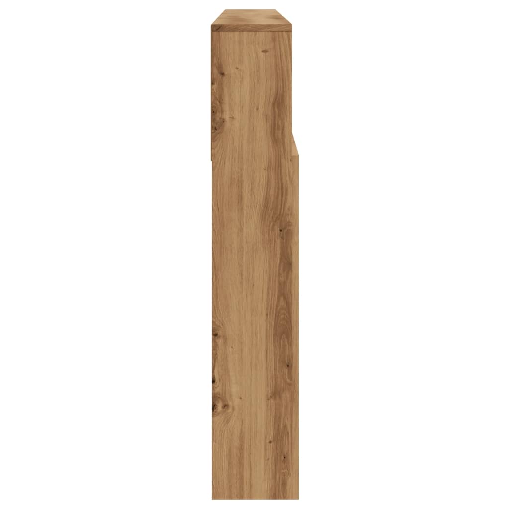 Hoofdbordkast 200x19x103,5 cm bewerkt hout artisanaal eiken is nu te koop bij PeponiXL, paradijselijk wonen!