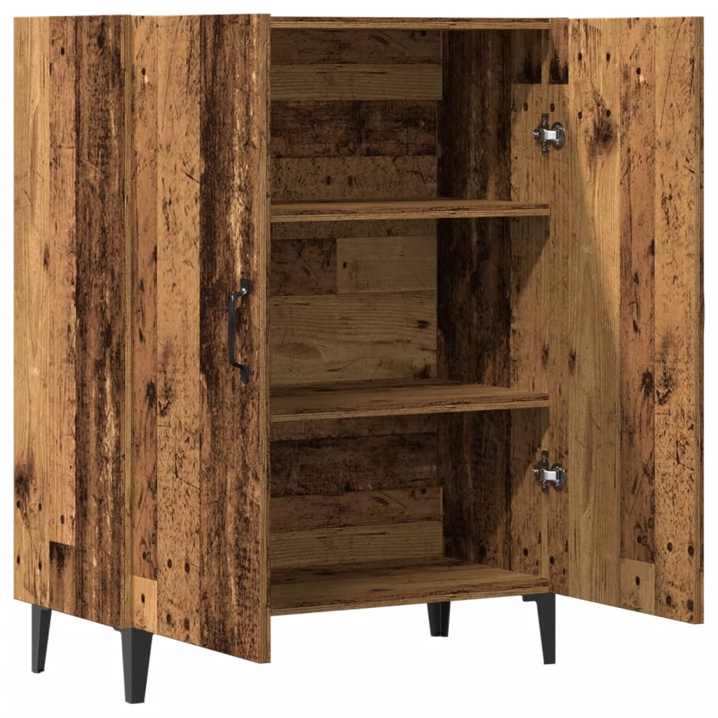 Dressoir 70x34x90 cm bewerkt hout oud houtkleurig is nu te koop bij PeponiXL, paradijselijk wonen!